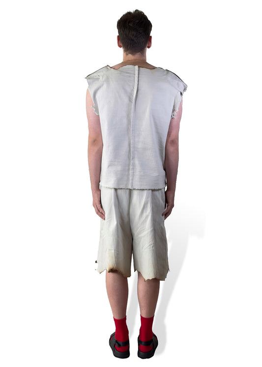 Burnt Linen - Denim Shorts