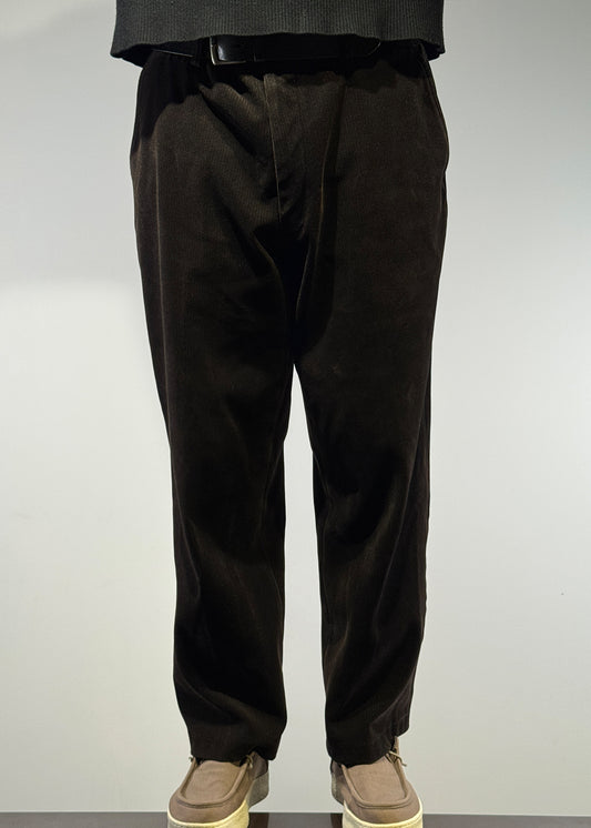 Shme-Shno black relaxed fit Tri pants made in Canada, cotton blend, Varrni stitched for comfort, style, and movement.