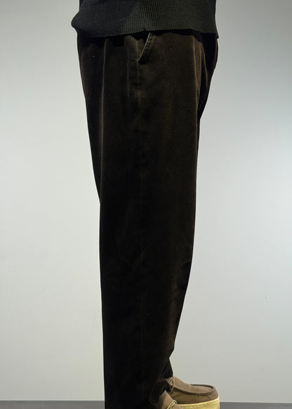 Shme-Shno black relaxed fit Tri pants made in Canada, cotton blend, Varrni stitched for comfort, style, and movement.