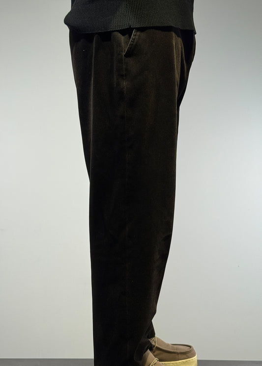 Shme-Shno black relaxed fit Tri pants made in Canada, cotton blend, Varrni stitched for comfort, style, and movement.